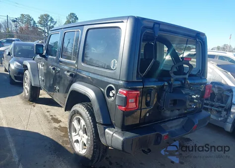 2019 Jeep Wrangler Unlimited Sport S 4X4 from USA, damaged, VIN 1C4HJXDG3KW573894